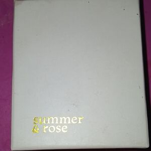 Summer & Rose White Box with Gold Accents